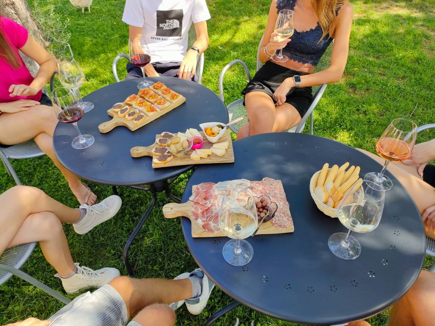 Lazise: Wine Tasting with Charcuterie and Cheese Board - Charcuterie, cheeses, bread, and bruschette with self-made vegetables