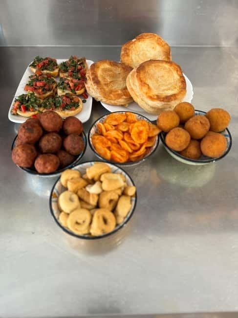Lecce: Guided Street Food Walking Tour with Food and Wine - A historic bar stop: coffee, snacks, and a local pause