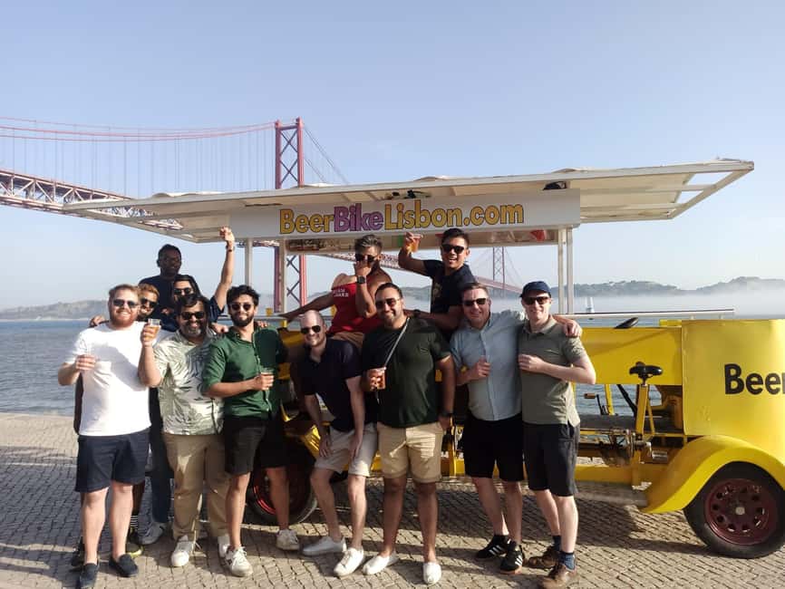 Lisbon: 1-Hour Beer, Sangria or Wine Bike Sightseeing Tour - Key things to know before you ride