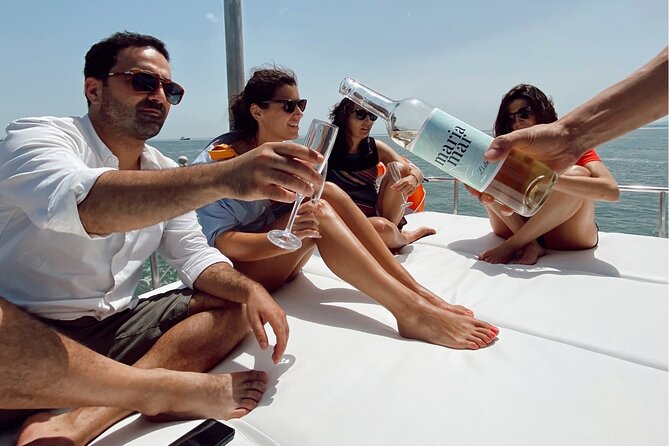 Lisbon: Catamaran Luxury Sunset and Wine Tour - On board: comfort, space, and the feel of “premium but easy”