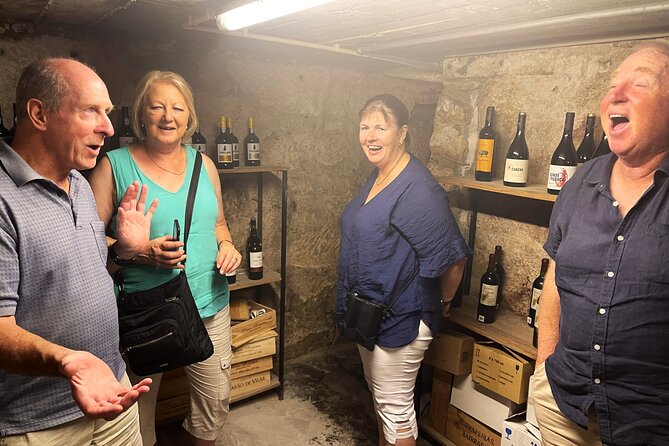Lisbon Food and Wine Tasting Tour of HIDDEN GEMS (Small Groups) - Stop 3 back at Praça Luís de Camões: three wines and cheese, explained