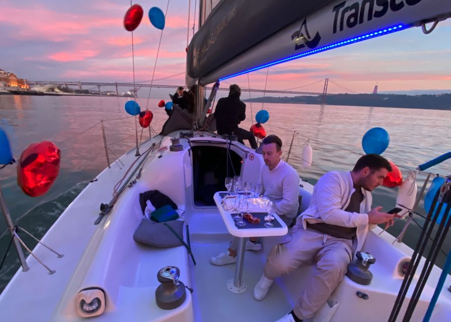 Lisbon: Sailboat Tour w/ Local Guide and Open Bar Green Wine - Getting Started Under the 25 de Abril Bridge (Gate 1)