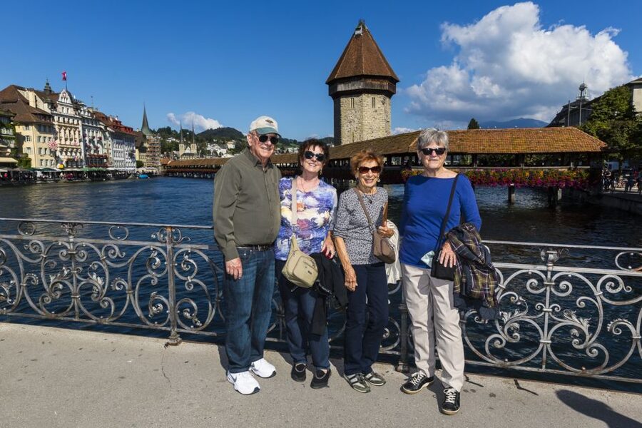 Lucerne: Walking and Boat Tour with Cheese & Wine Tasting - Spreuer Bridge: A Short Stop That Can Be a Big Learn