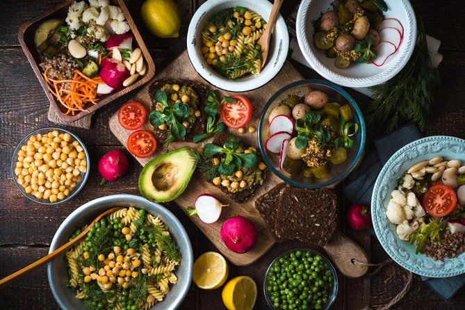 Lunch with Wine Tasting - What You Eat: Four Courses of Healthy Seasonal Cuisine (Diet Options Included)
