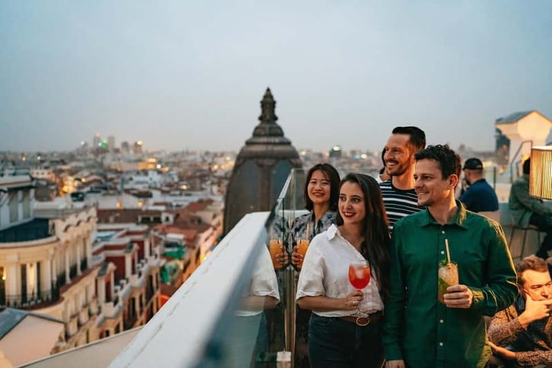 Madrid: Guided Tapas and Wine Tour with Rooftop Views - Plaza de San Miguel to La Latina: the warm-up taste of tapeo