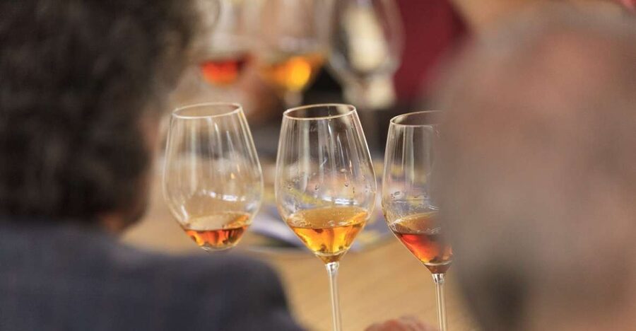 Marsala: Florio Winery Tour with Local Wine Tasting - The tasting flight: three Marsala wines and real Sicilian pairings