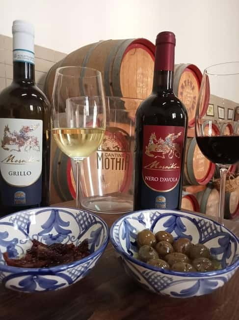 Marsala: Historic winery tour with wine tasting - Tasting Room: White, Red, Sweet, and Marsala (Plus a Bonus Pour)