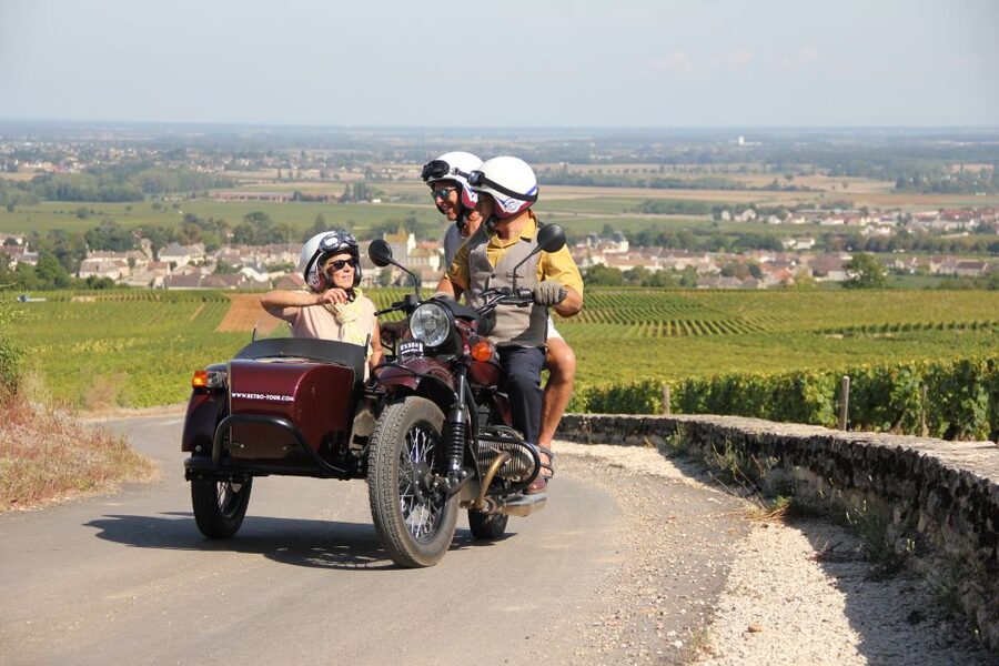 Meursault: Tour of the Vineyards on Motorbike with Sidecar - A sidecar ride that makes Burgundy feel close