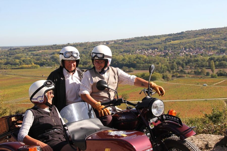Meursault: Tour of the Vineyards on Motorbike with Sidecar - Starting in Meursault: glazed-tile town pride and a quick launch