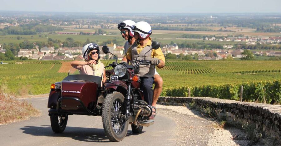 Meursault: Tour of the Vineyards on Motorbike with Sidecar - UNESCO terroirs by bike: why small roads beat big routes