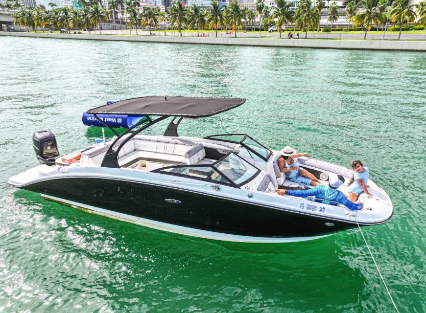 Miami: Guided Boat Tour with Champagne - Swimming, Sandbars, and the Floating Mat