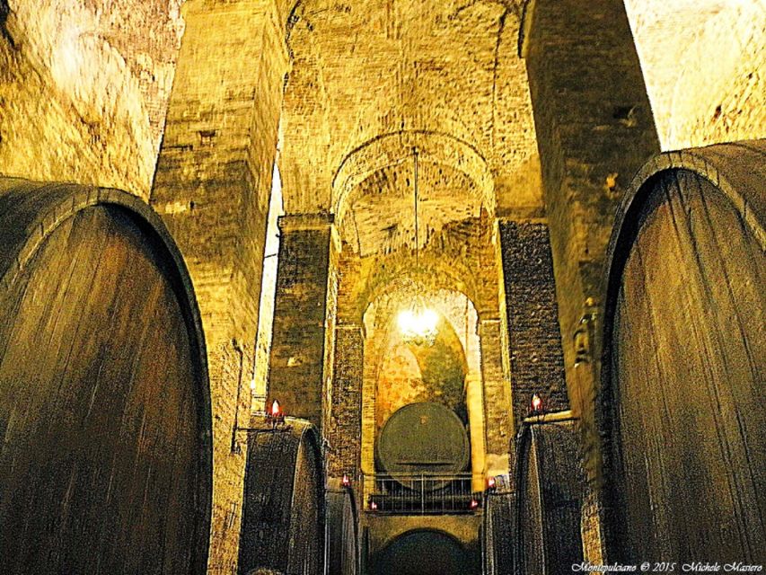 Montepulciano: Wine Tasting and Cellar Tour - Montepulciano’s wine cellar, built for tasting—not walking for hours