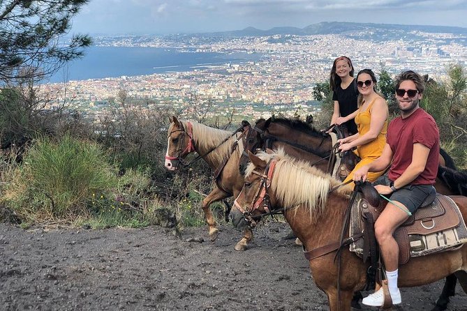 Mount Vesuvius Guided Horse Riding Tour with Sample Wine - The history talk you might catch on the way up