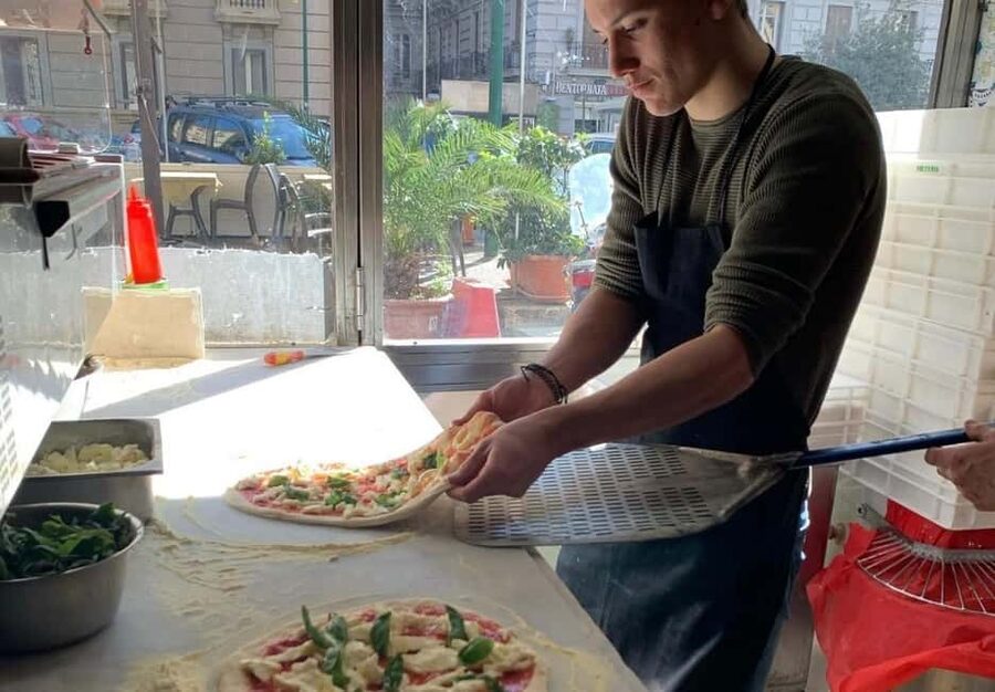 Naples: Premium Pizza Class From Dough to Dessert & Wine - World Champion Pizza, Real Kitchen Time in Naples