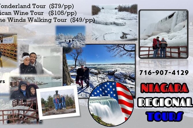 Niagara All American All inclusive Boutique Wine Tour - Stop 1 at Niagara Falls: the short scenic warm-up