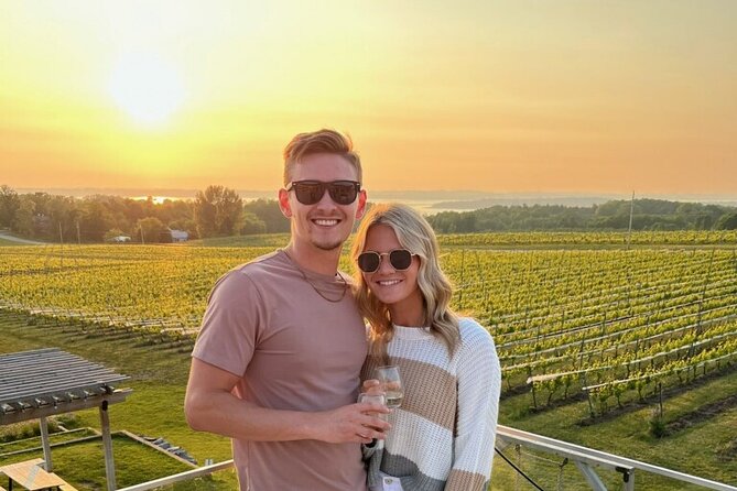 NON BUS Traverse City Old Mission Sunset Wine & Distillery Tour - Why skip the old bus: luxury SUV pickup and small-group pacing