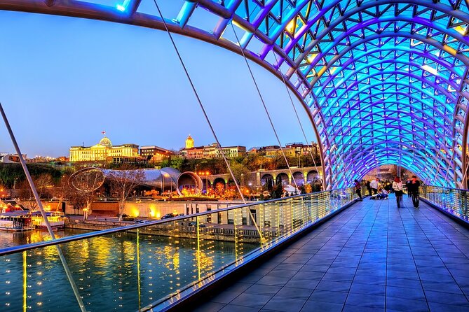 Old Tbilisi Tour: Private Walking Tour With Wine Tasting - Sioni Cathedral to Peace Bridge: Sacred Relics and 10,000 Lamps