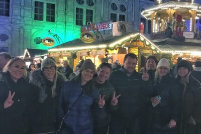 Original Munich Christmas Market Tour with Festive Wine and Food - Stop 2: Odeonsplatz and the Medieval-Style Mulled Wine Warm-Up