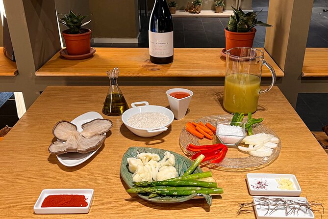 Paella Cooking Class, Wine Tasting & Central Market in Valencia - What you’ll eat: paella lunch with tapas and wine pairings