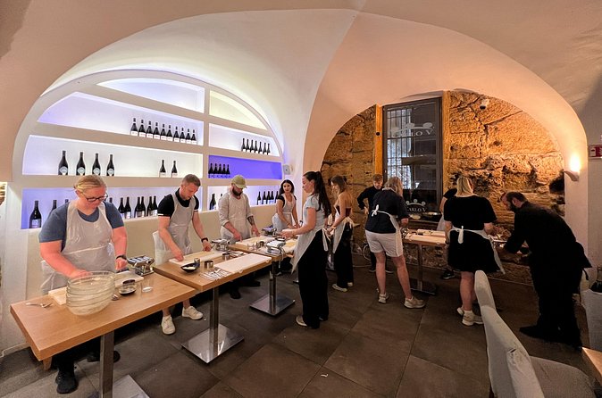 Palermo: Pasta and Tiramisu Small Group Cooking Class with Wine - Lunch or Dinner With Wine Pairing: Eating What You Cook