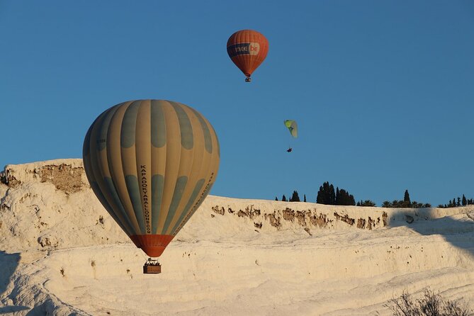 Pamukkale Hot Air Balloon w/Flight Certificates,Champagne Toast & Hotel Transfer - Landing and Toast: The Part That Turns the Photos Into a Memory