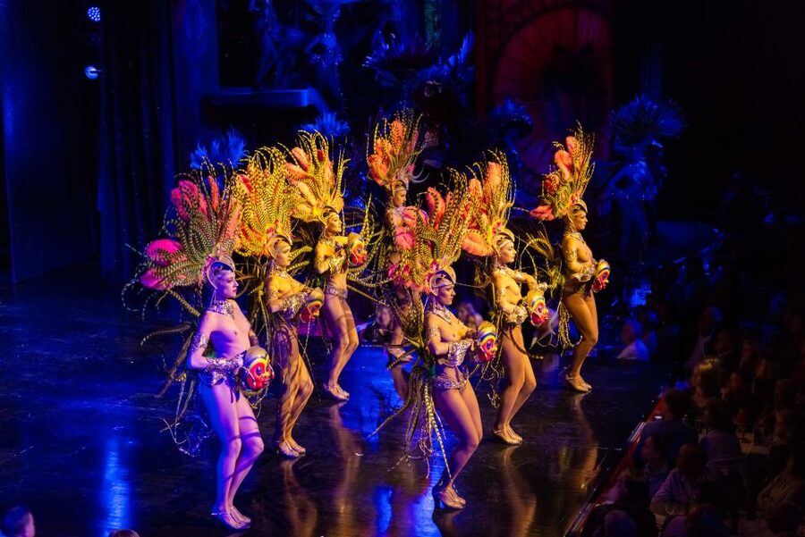 Paris: Moulin Rouge Dinner Show, Champagne, and Transport - Féerie at Moulin Rouge: The Can-Can, Musicians, and the Show’s Pace