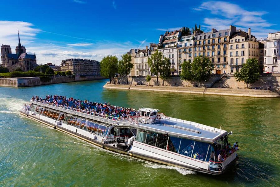 Paris : Scenic Cruise on the Seine River with Champagne - Your view choices: upper deck 360° vs main deck windows
