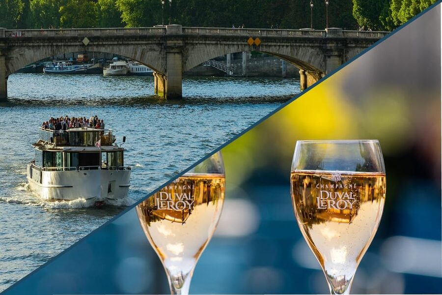 Paris: Seine River Cruise with Champagne from Eiffel Tower - Hôtel de Ville and the Louvre region: big monuments, river-level perspective