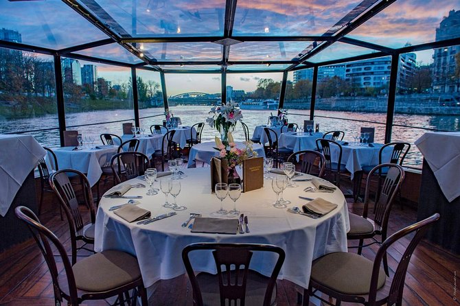 Paris Seine River Dinner Cruise with Champagne and Window Seating - Your 3-course French dinner: what you’ll likely see on the menu