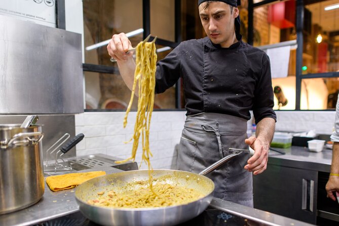 Pasta and Tiramisu Cooking Class with Wine in Venice - The class starts in a clean, friendly Venice kitchen