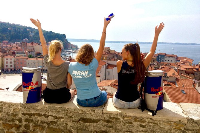 Piran Walking Tour with Local Wine and Food Tasting - The 700-year-old monastery and the city walls from a distance