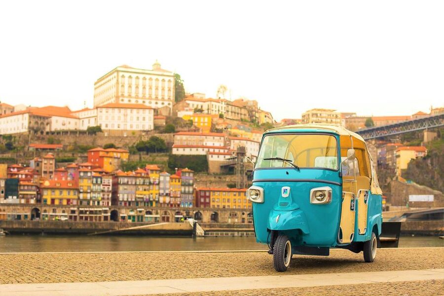 Porto: Private Tuk-Tuk Tour with Short Walks and Wine - Churches, customhouse vibes, and the Riverfront feel