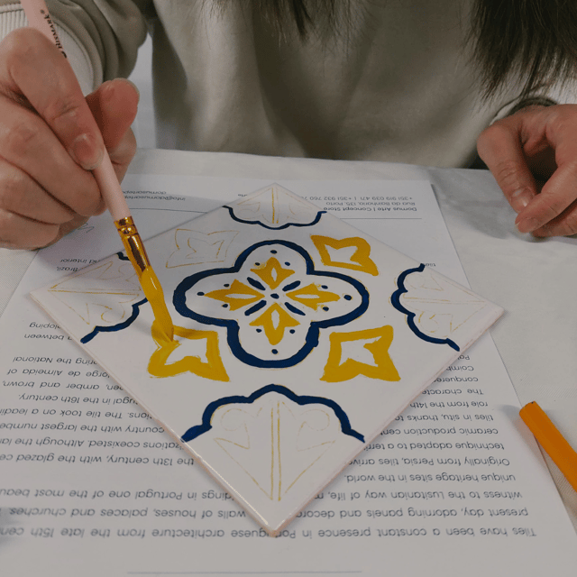 Porto: Tile-Painting Workshop with Porto Wine - Bainharia - Step-by-step: what your 2 hours look like