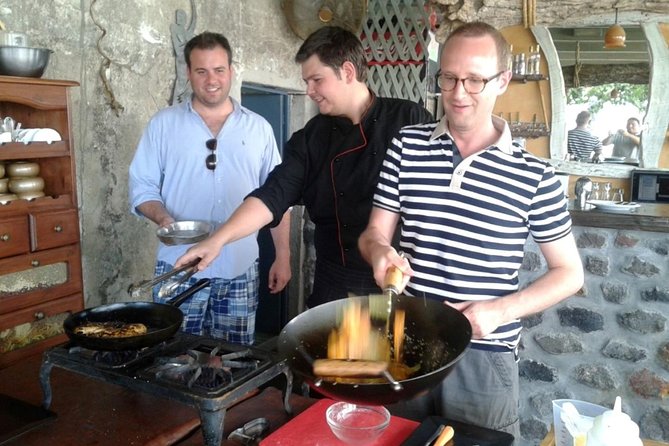 Private Santorini Cooking Class & Wine Tasting Tour - Stop 2: Santo Winery for Varietals and a Caldera-View Mood