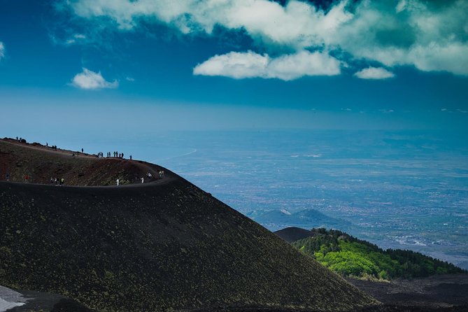 Private tour of Etna and Winery Visit with Food and Wine Tasting from Taormina - Rifugio Sapienza (Around 2,000 m) and the Silvestri Craters