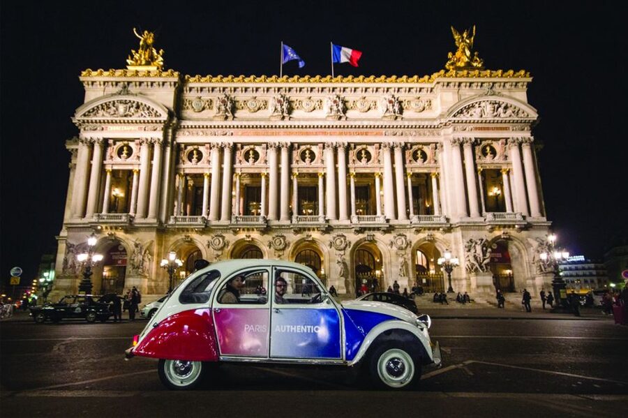 Private tour of Paris by Night with Champagne - Why a private Paris night drive in a Citroen 2CV works so well