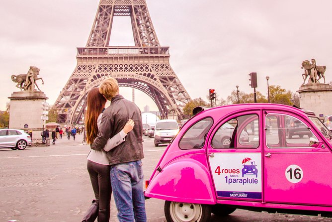 Private tour Paris 3 hours in vintage Citroën 2CV - Meeting point, pickup options, and how the 3 hours really play out