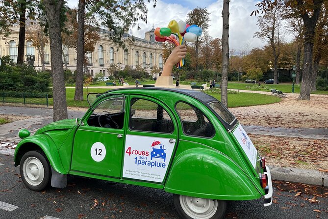 Private tour Paris 3 hours in vintage Citroën 2CV - The route in plain English: what you’ll see and why it matters