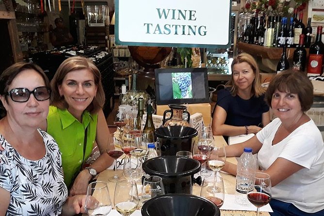 PRIVATE Walking Tour with Lunch and Wine Tasting by a Sommelier - Stop 2: Miden Agan wine tasting with Mrs Maria