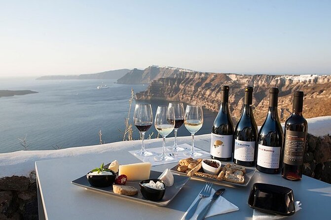 Private Wine Tour in 3 Wineries with 12 Wine Tastings and Tapas - Estate Argyros: Assyrtiko and Vinsanto with vineyard-and-cellar time