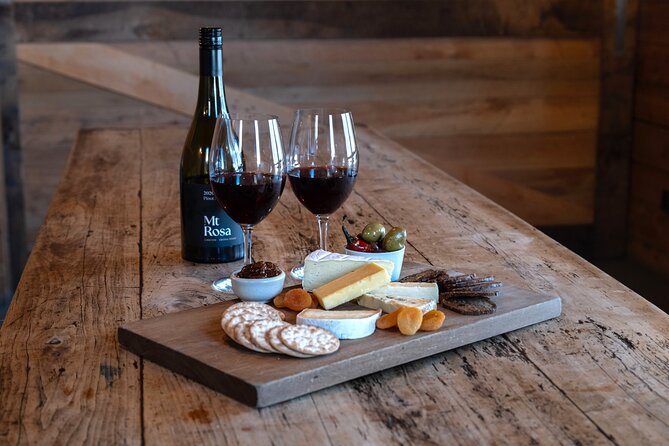 Queenstown Classic Wine Tour: 3 Winery Visits, Cave Tour & Cheese - Stop 3 at Mt Rosa: cheese board timing and pairing logic