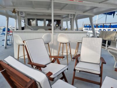 Rhodes: Sunset Cruise with Live Music, Wine & Greek Buffet - Kallithea Springs swim stop: the part you’ll plan around