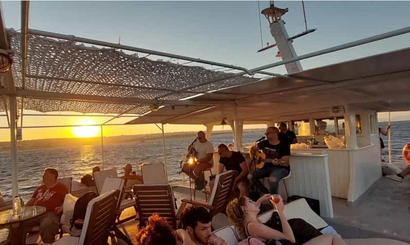 Rhodes: Sunset Cruise with Live Music, Wine & Greek Buffet - Rhodes sights from the water: what you actually get