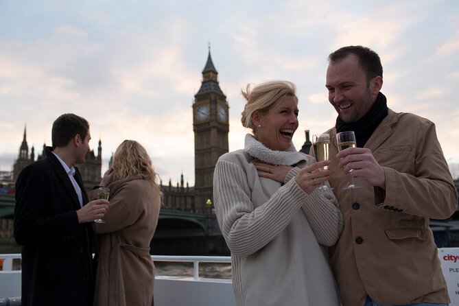 River Thames Evening Cruise with Sparkling wine and Canapés - The drink and canapé setup: simple, included, and convenient