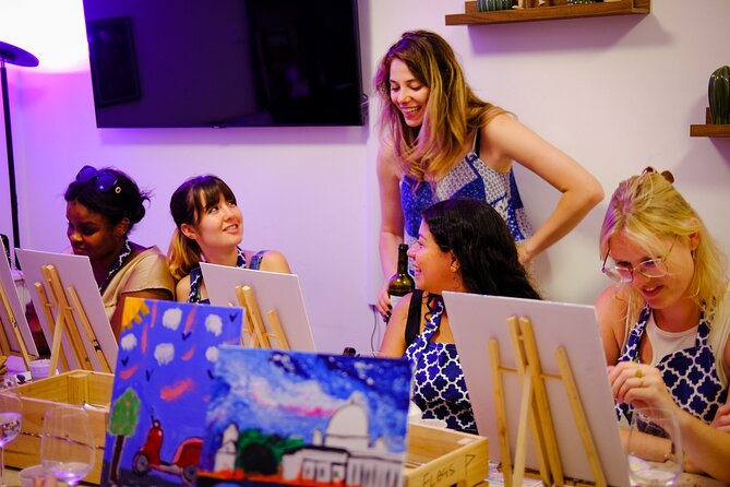 Rome Art Class: Painting & Unlimited Wine - Key highlights you should know before you go