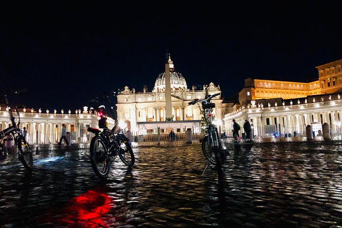 Rome by Night - Ebike Small Group Tour - Food and Wine (Option) - Ending with a Colosseum terrace view: the photo moment