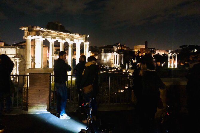 Rome by Night - Ebike Small Group Tour - Food and Wine (Option) - Capitoline Hill and the Roman Forum view: the best “wow” per pedal