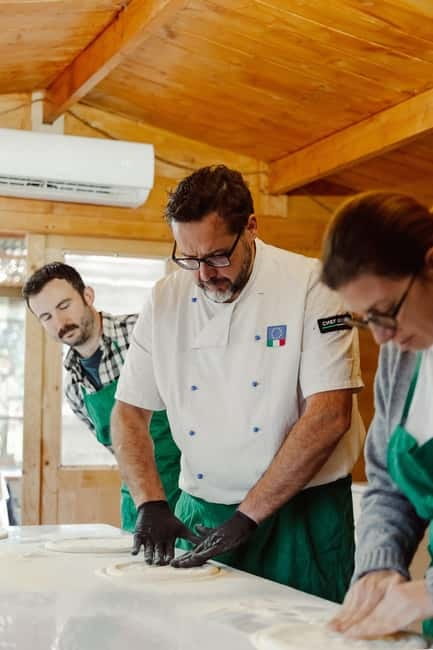Rome: Combo Pizza and Pasta Cooking Class with Wine - The Pizza Session: Neapolitan Dough Work and a Wood-Fired Oven