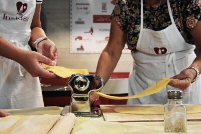 Rome Cooking Class: Fresh Pasta Two Ways & Tiramisu with wine - Arriving at Via Andrea Doria: what to expect from the setup