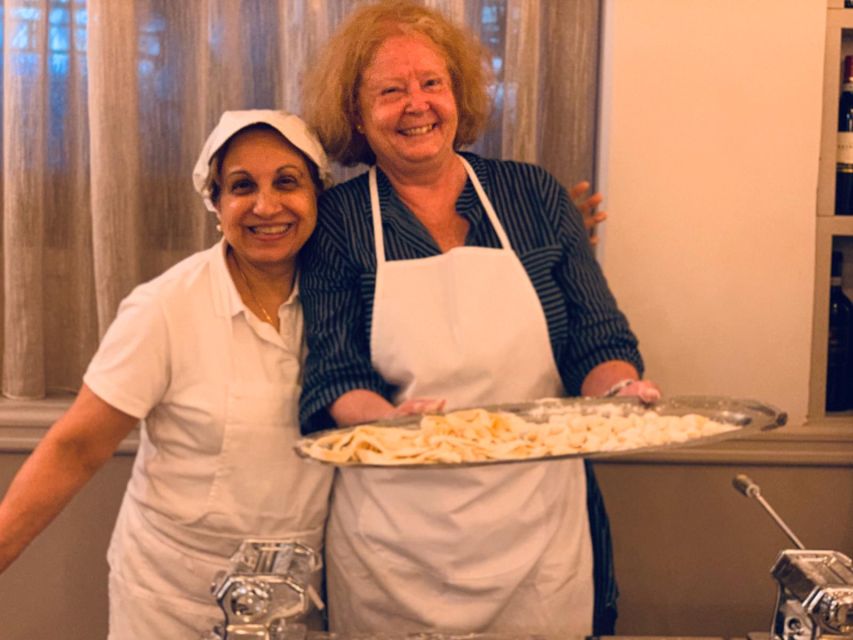 Rome: Pasta Making Class with Tiramisu & Wine PRIVATE OPTION - Wine, Spritz Energy, and the Dinner Finish With Limoncello